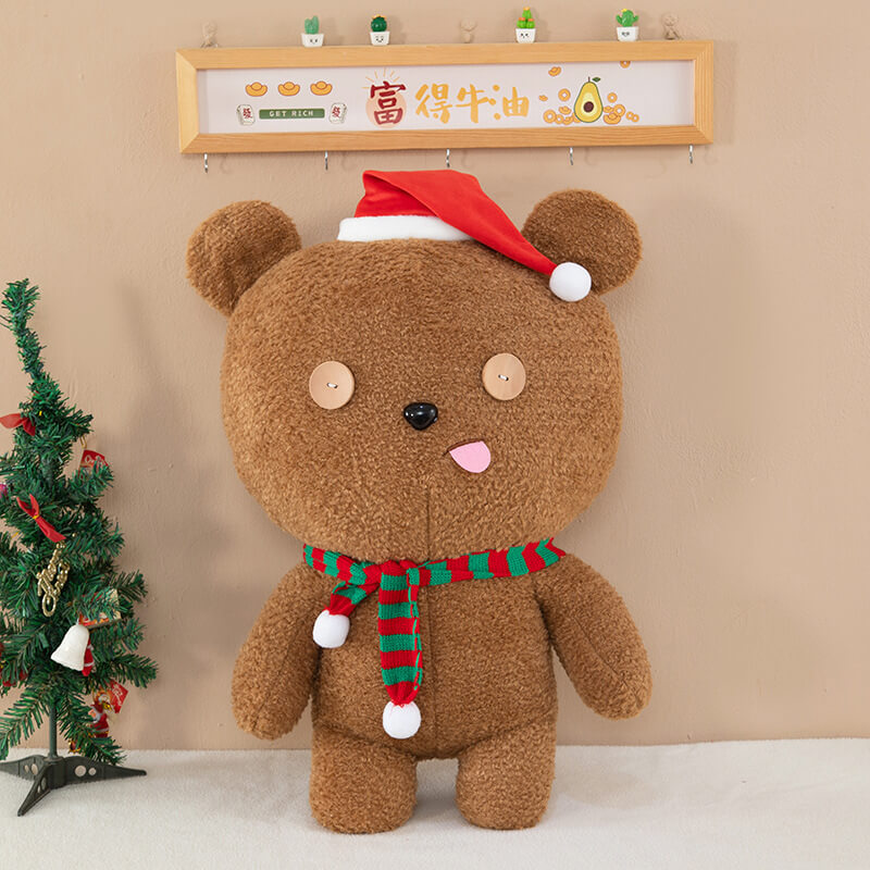 Cheap Christmas Toy Wholesale Cute Timi Bear Cartoon Simulation Capybara Soft Toy With PP Filling At Factory Price 12