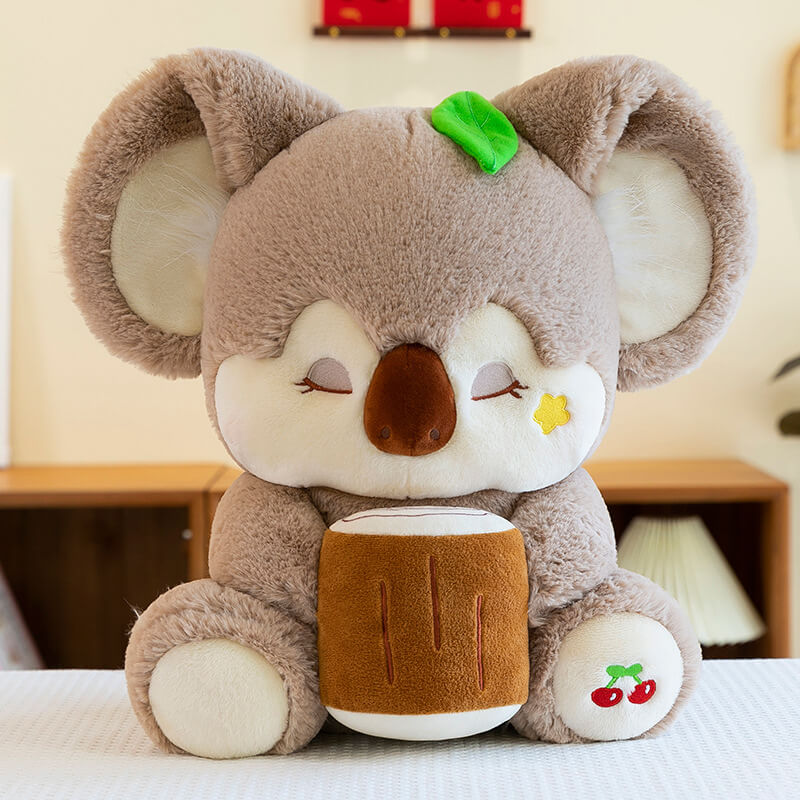 Wholesale High Quality Cute Koala Plush Toy  Baby Sleeping Artifact Stuffed Animal Home Decoration Kids Gift 14