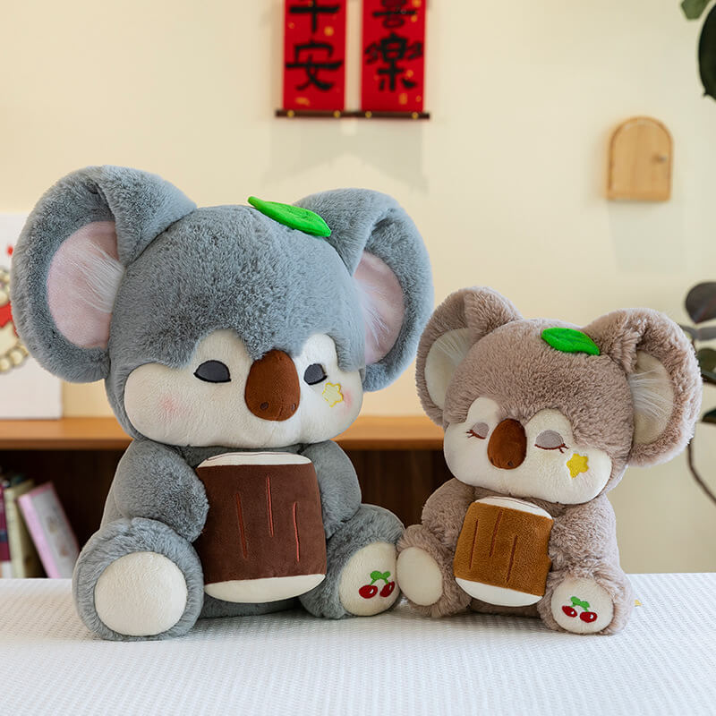Wholesale High Quality Cute Koala Plush Toy  Baby Sleeping Artifact Stuffed Animal Home Decoration Kids Gift 11