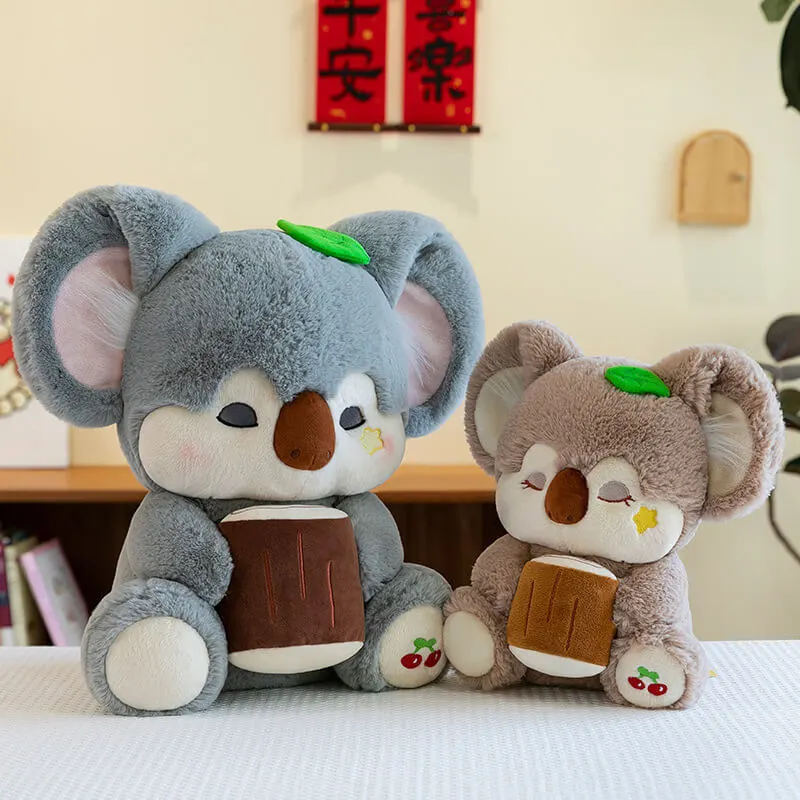 Wholesale High Quality Cute Koala Plush Toy  Baby Sleeping Artifact Stuffed Animal Home Decoration Kids Gift 1