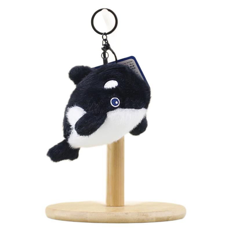 12cm Shark Dolphin Seal Killer Whale Shark Plushie Keychain Pendant Doll Small Mini  Stuffed Animal Kids Gift Cartoon 13