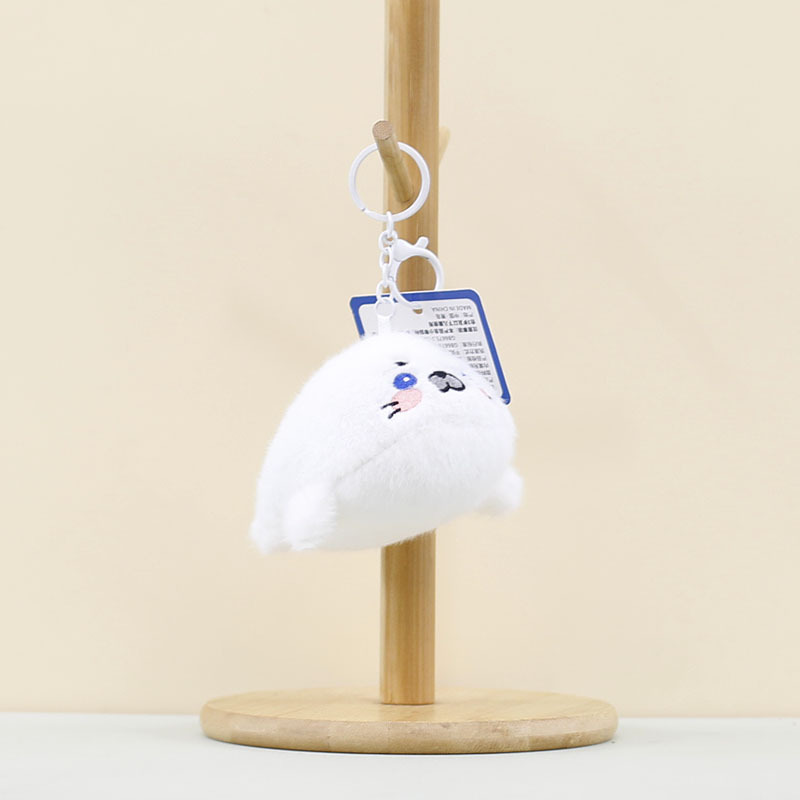 12cm Shark Dolphin Seal Killer Whale Shark Plushie Keychain Pendant Doll Small Mini  Stuffed Animal Kids Gift Cartoon 11