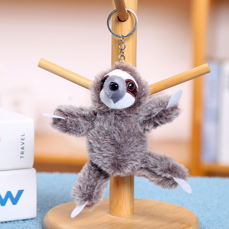 Peluche Paresseux, Pendentif Porte-clés, Accessoires pour Sac à Poupée, Jouets en Peluche, Cadeaux d'Anniversaire, Poupée Mignonne, Vente en Gros 13