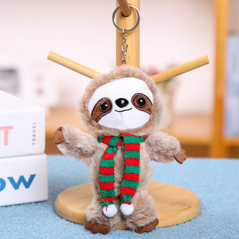 Peluche Paresseux, Pendentif Porte-clés, Accessoires pour Sac à Poupée, Jouets en Peluche, Cadeaux d'Anniversaire, Poupée Mignonne, Vente en Gros 15