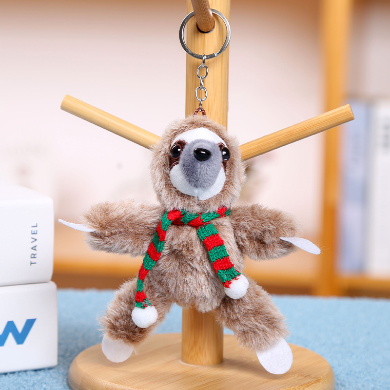 Peluche Paresseux, Pendentif Porte-clés, Accessoires pour Sac à Poupée, Jouets en Peluche, Cadeaux d'Anniversaire, Poupée Mignonne, Vente en Gros 17