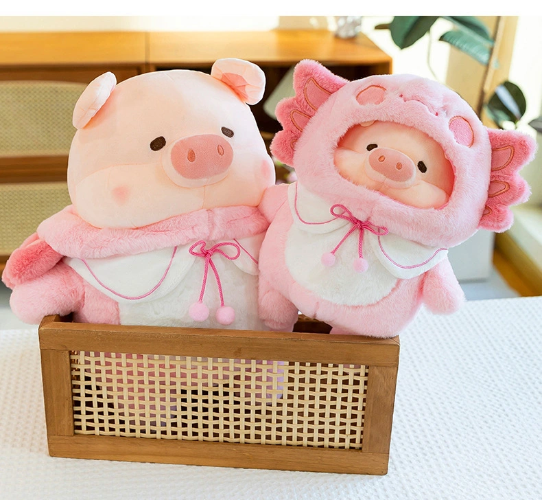 Wholesale CPC CE Kawaii Pig Plush Toys Piggy Cartoon Pillow  Stuffed Animals Plush Toy Pillow For Birthday Gift 1