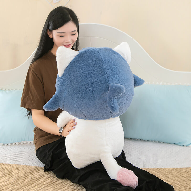 Vente en gros de peluches chat requin mignon et de haute qualité, jouets en peluche créatifs et adorables pour enfants, anniversaire 15