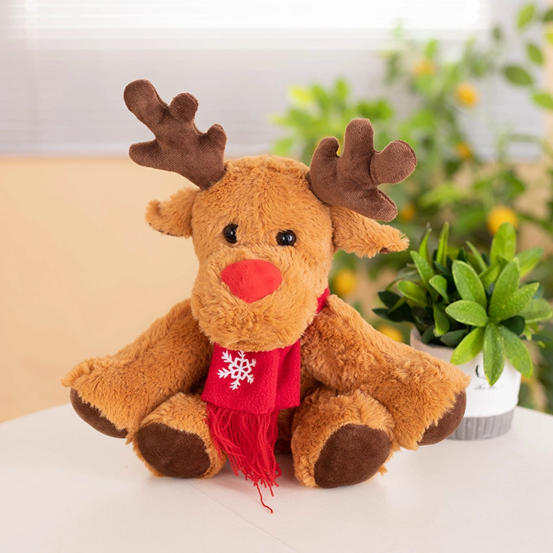 Rudolph le renne au nez rouge, peluche de Noël au design créatif pour embellir l'ambiance de Noël 1