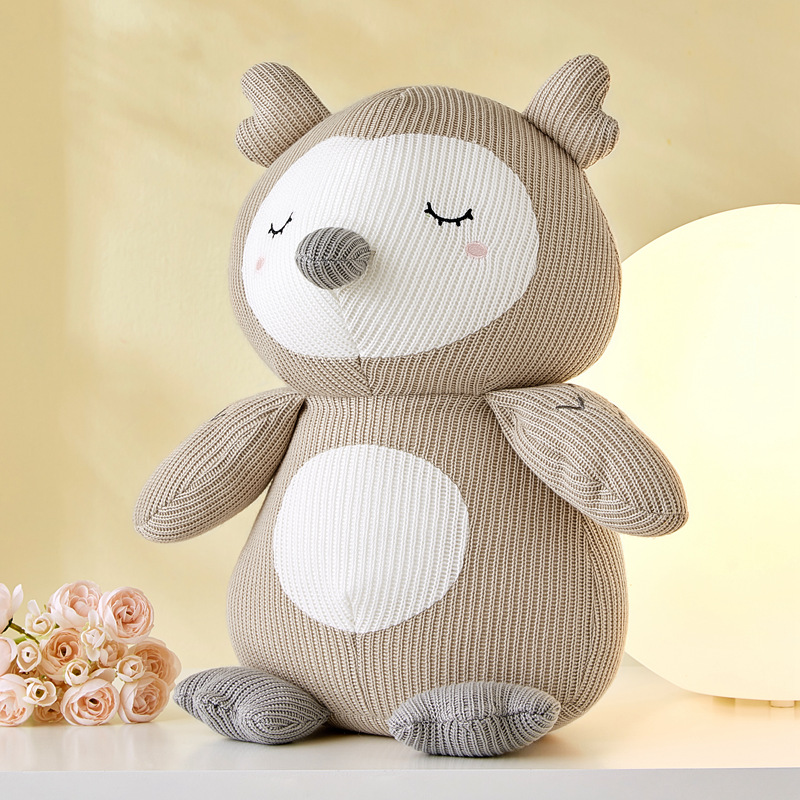 Рекламная оптовая продажа плюшевых игрушек в виде сов, вязаных и крючком кукол, кукол ручной работы, плетеных крючком животных. 16