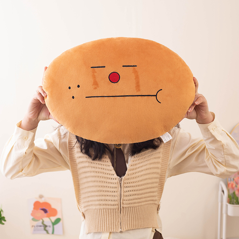 Peluche de patata de 45-50 cm, bonito cojín de patata silencioso, muñeco de peluche, diseño creativo, bonito y cálido para decoración del hogar. 14