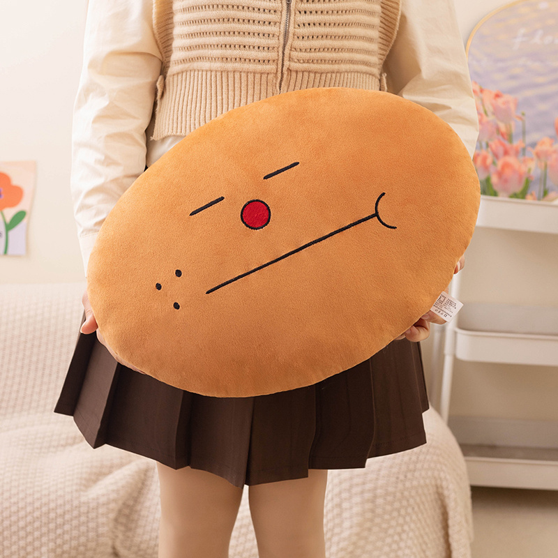 Peluche de patata de 45-50 cm, bonito cojín de patata silencioso, muñeco de peluche, diseño creativo, bonito y cálido para decoración del hogar. 13