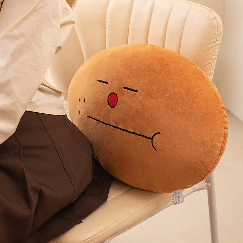 Peluche de patata de 45-50 cm, bonito cojín de patata silencioso, muñeco de peluche, diseño creativo, bonito y cálido para decoración del hogar. 15