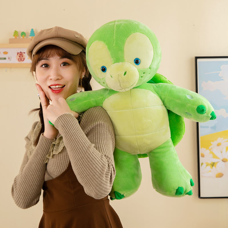 Прямая продажа от производителя. Оптовая продажа новых плюшевых черепах в мультяшном стиле, 35/45/60 см. Подарок на день рождения для мальчиков и детей. 14