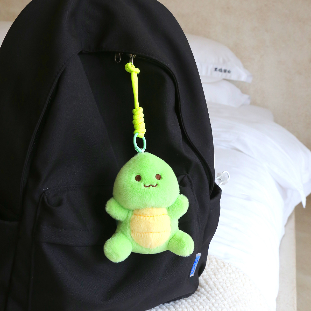 12cm Genuine Cute Transfer Turtle Plush Toy String Rotating Doll Bag Pendant Cute Turtle Doll Key Chain Pendant 18
