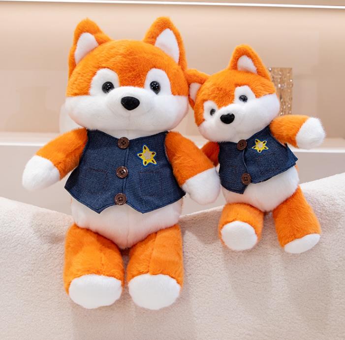 Custom Forest Run Fox Series Cartoon Plush Doll High Quality Soft Cotton Home Throw Pillow Kids' Birthday Gift Surprise 9