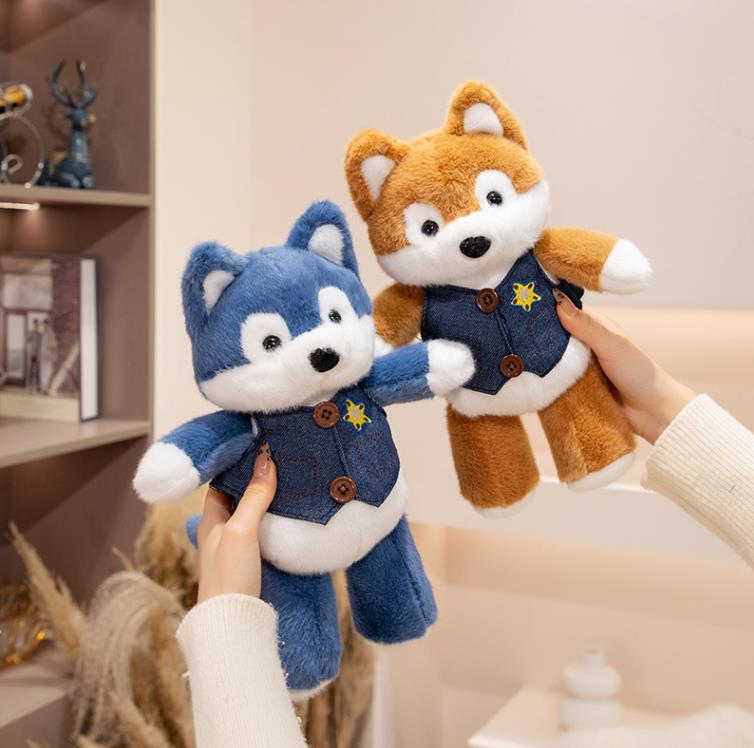 Custom Forest Run Fox Series Cartoon Plush Doll High Quality Soft Cotton Home Throw Pillow Kids' Birthday Gift Surprise 12