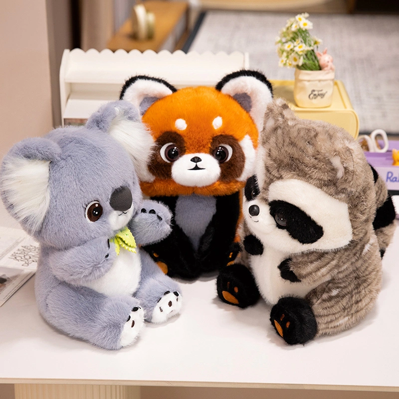 China The Latest Hot-Selling Simulation Raccoon, Koala and Red Panda Decorative Plush Toys manufacturers - Yortoob 1