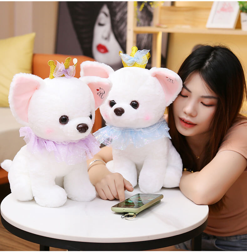 Vente d'usine - Peluche Chihuahua lavable - Cadeau d'anniversaire 17