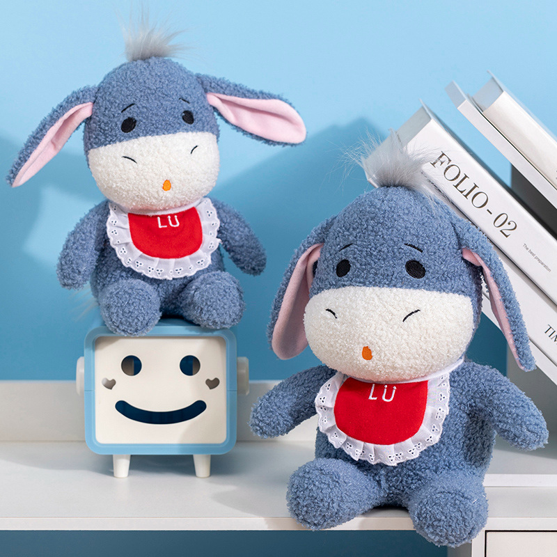 Best Adorable Bulk of Donkey Plush Toys with Bibs Best Companions Stuffed Toy Company - Yortoob 20