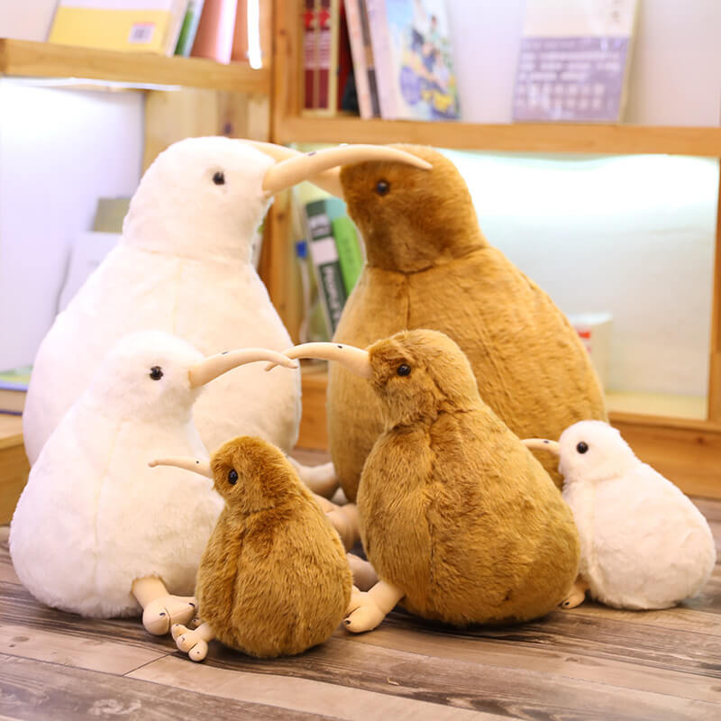 Wholesale 20/30/50cm Lifelike Vivid Kiwi Bird Plush Toys Bird Stuffed Animal Home Decor Soft Lovely Cartoon Pillow 11