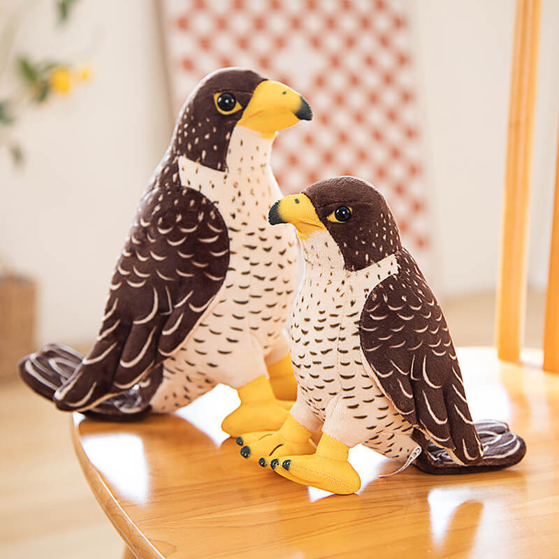 OEM Custom Stuffed Animal Wholesale High Quality Stuffed Falcon Parrot Bird Toys Wild Eagle Migrant Plush Toys With Logo 11
