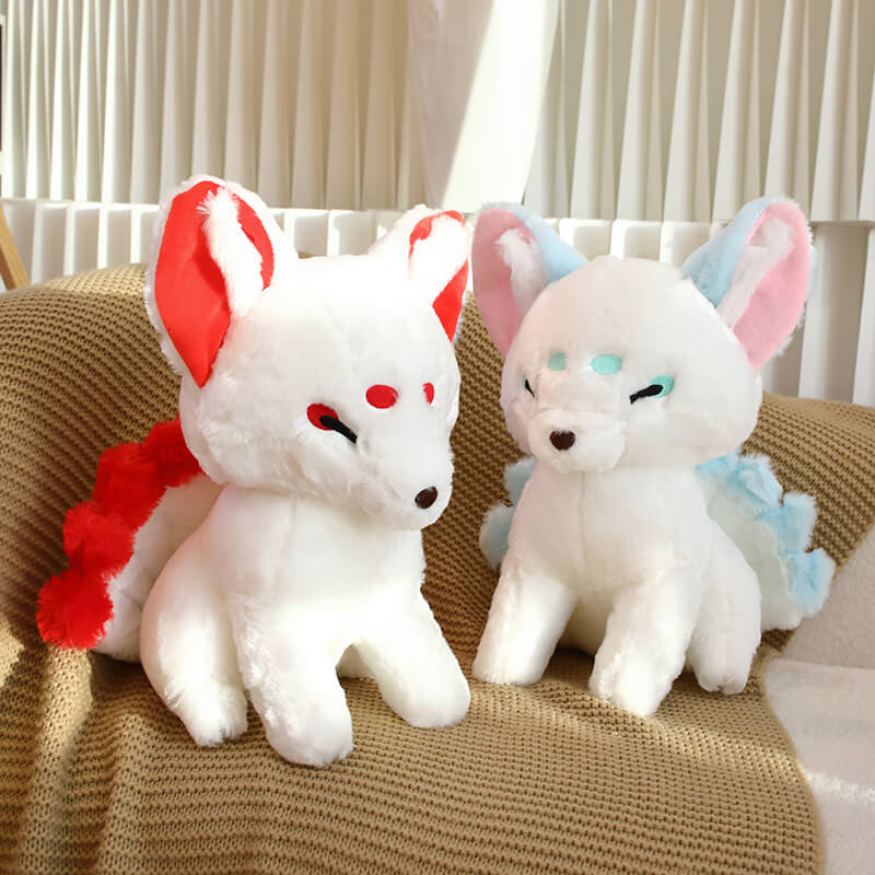 Factory Sale Adorable High Quality White Fox Plush Toy Low Moq PP Stuffed Animals Toys Promotional Gift 13