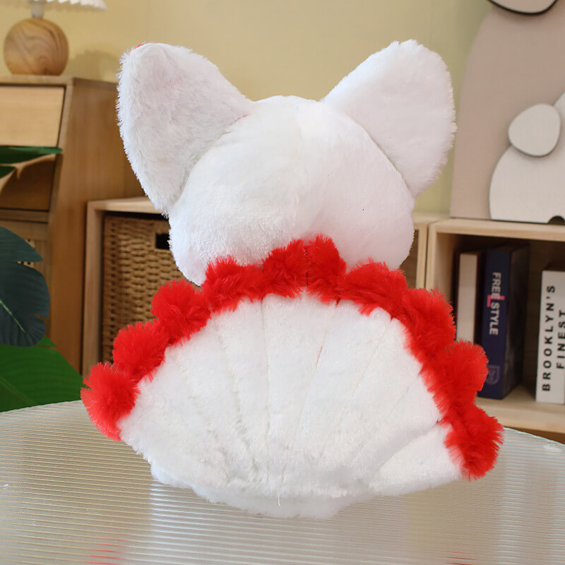 Factory Sale Adorable High Quality White Fox Plush Toy Low Moq PP Stuffed Animals Toys Promotional Gift 16