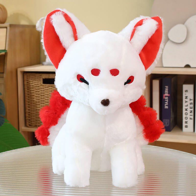 Factory Sale Adorable High Quality White Fox Plush Toy Low Moq PP Stuffed Animals Toys Promotional Gift 15