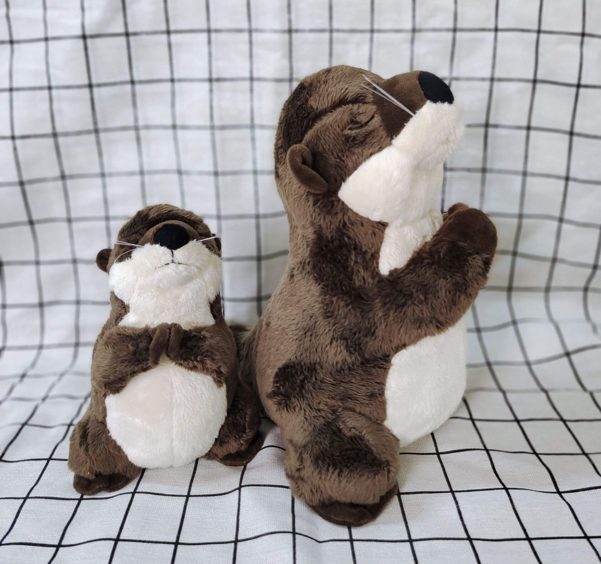 Factory Direct Wholesale Cute Lifelike Soft Otter Plush Toy Sea Stuffed Animal Toy with PP Cotton Filling(20cm /30cm ) 14