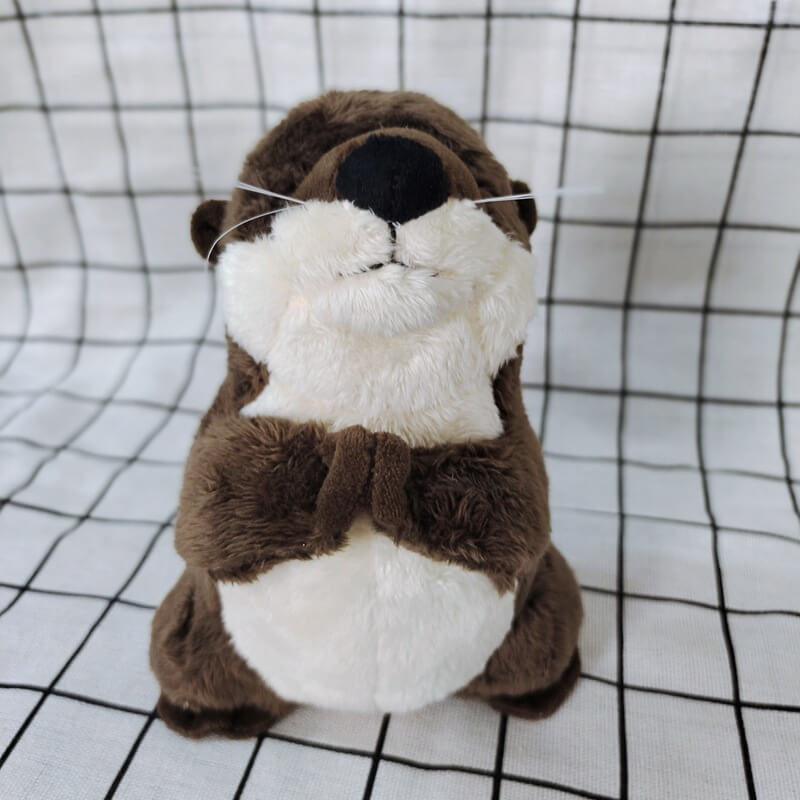 Factory Direct Wholesale Cute Lifelike Soft Otter Plush Toy Sea Stuffed Animal Toy with PP Cotton Filling(20cm /30cm ) 16