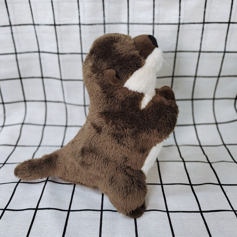 Factory Direct Wholesale Cute Lifelike Soft Otter Plush Toy Sea Stuffed Animal Toy with PP Cotton Filling(20cm /30cm ) 17
