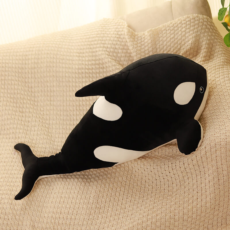 Wholesale Adorable  Real Life Orca Plush Toys Super Soft Stuffed Animal Shark Whale Sea Plush Dolls Gifts For Kids 11