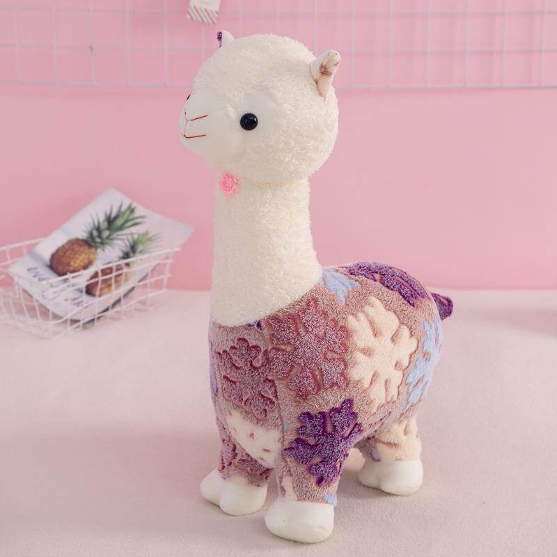 Peluche de alpaca y llama, oveja japonesa, suave y esponjoso, regalo súper kawaii para promociones. 9