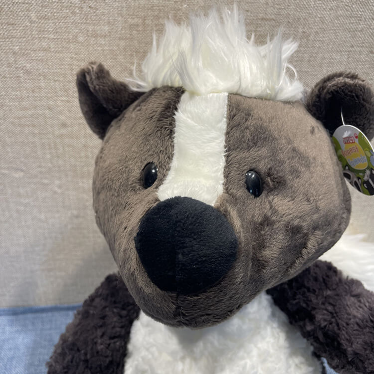 Wholesale Nici Cute Skunk Stuffed Animal Plush Toys White Back Plush Honey Badger Stuffed Children's Gifts(45CM) 15