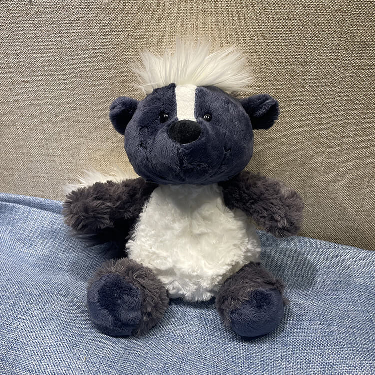 Wholesale Nici Cute Skunk Stuffed Animal Plush Toys White Back Plush Honey Badger Stuffed Children's Gifts(45CM) 11