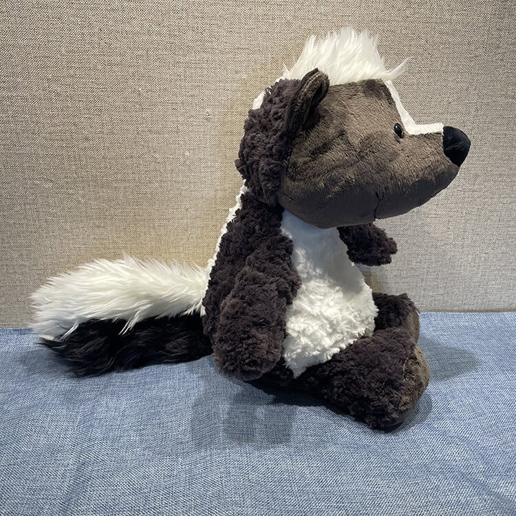 Wholesale Nici Cute Skunk Stuffed Animal Plush Toys White Back Plush Honey Badger Stuffed Children's Gifts(45CM) 12
