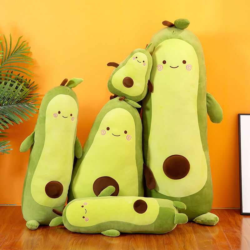 Cute Avocado Plush Toy Doll Stuffed Children's Sleeping Pillow Large Doll Holiday Gift Kawaii Creative Cushion(35-90CM) 9