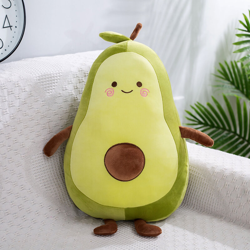 Cute Avocado Plush Toy Doll Stuffed Children's Sleeping Pillow Large Doll Holiday Gift Kawaii Creative Cushion(35-90CM) 10