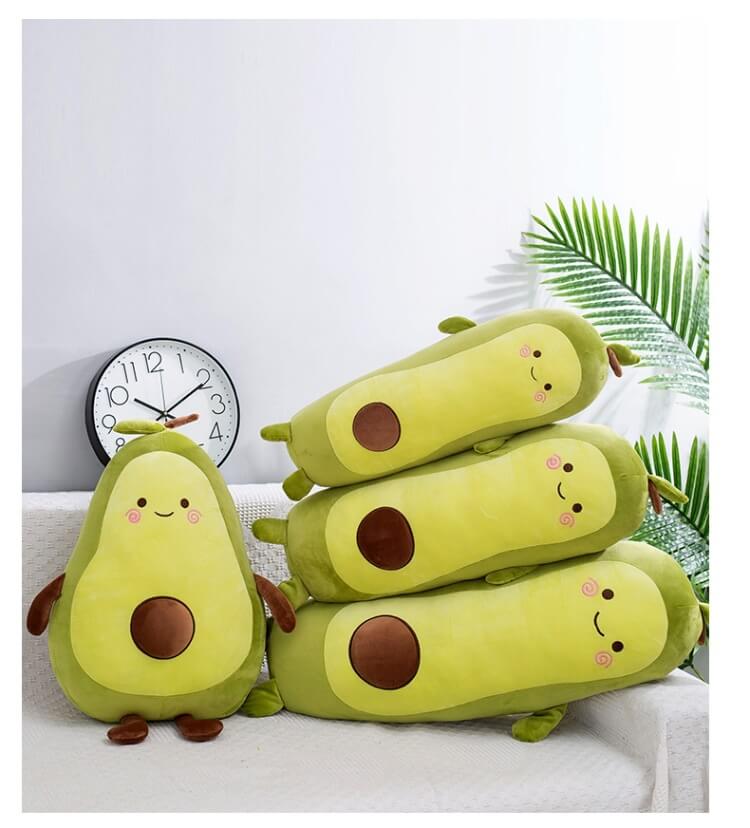 Cute Avocado Plush Toy Doll Stuffed Children's Sleeping Pillow Large Doll Holiday Gift Kawaii Creative Cushion(35-90CM) 15
