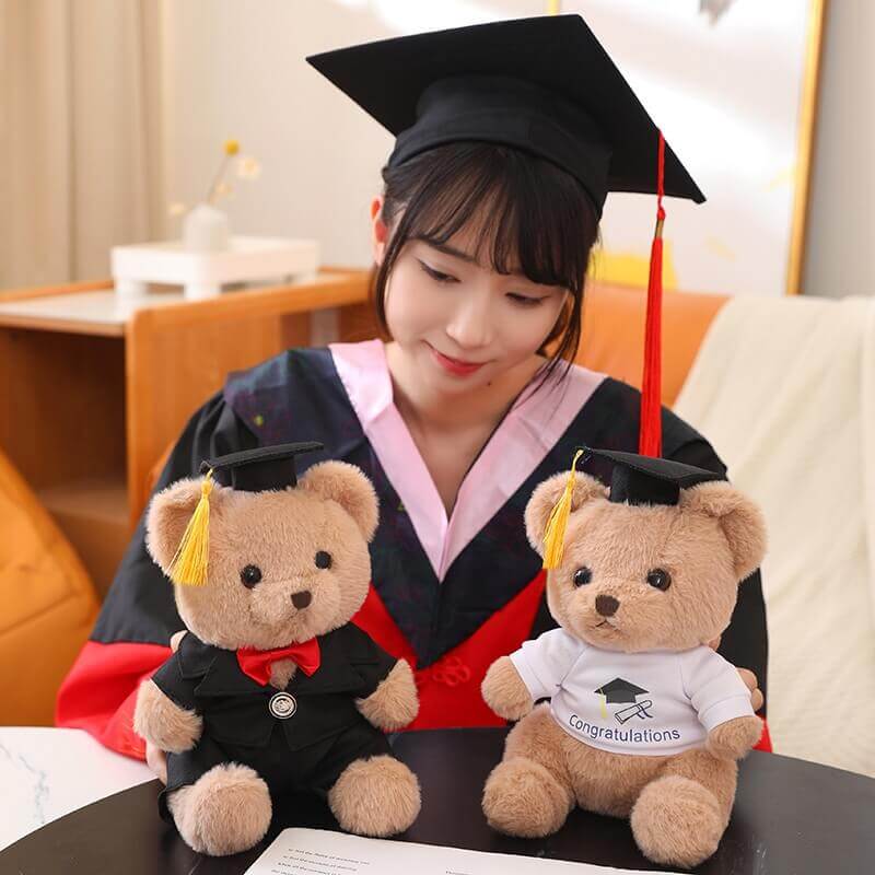 Graduation Plush Toy  Kawaii Doctor Teddy Bear  Cute Stuffed Soft Animals Bears Graduation Gifts 9