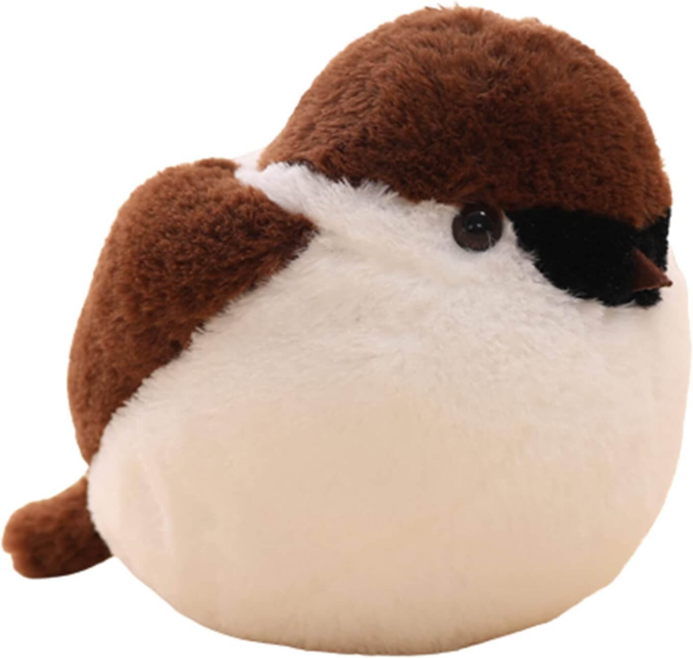 Wholesale Soft Cute Simulation Bird Doll Finch Plush Toy Birdhouse  Sparrow Bird Stuffed Animal  Toy(25/35/45cm) 14