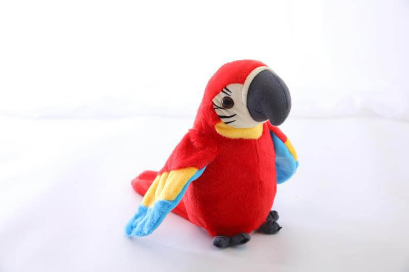 Wholesale Recorded Talking Parrot Wiggle and Flap Wings Tongue Learning Parrot Children's Electric Plush Toys(22*13cm) 13