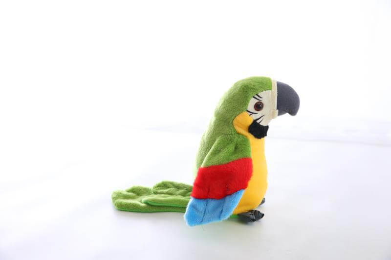 Wholesale Recorded Talking Parrot Wiggle and Flap Wings Tongue Learning Parrot Children's Electric Plush Toys(22*13cm) 17