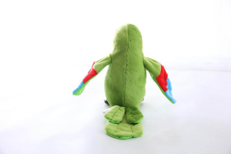 Wholesale Recorded Talking Parrot Wiggle and Flap Wings Tongue Learning Parrot Children's Electric Plush Toys(22*13cm) 14