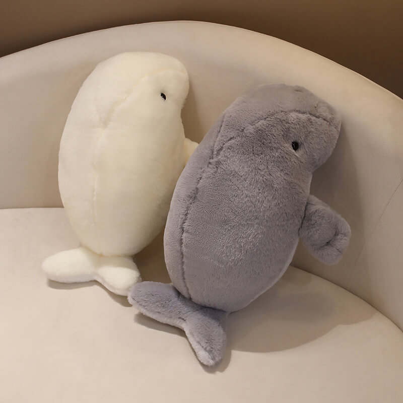 40cm/50cm Manatee Stuffed Animal  Simulation Stuffed Doll Kawaii Manatee Toy Kids Christmas Ocean Gift 10