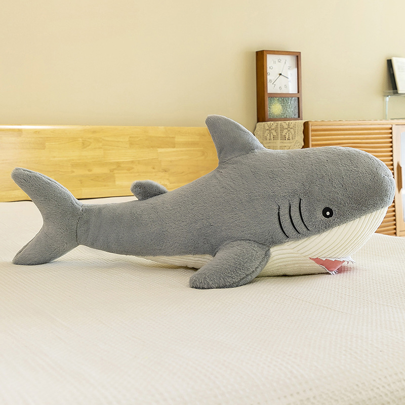 New Giant Shark Plush Toy Doll Sofa  Big Size Funny Soft Pillow Cushion Children's Toys Birthday Gift For Children 8