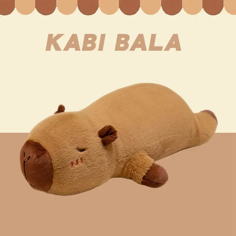 Super Soft 50-110 cm ​ Capybara Plush Toy Pillow Cartoon Stuffed Anima Sleeping Toy 1