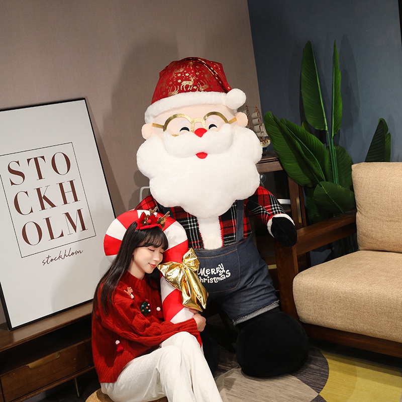 Mascot Santa Plush Toy Decoration for Christmas Large Santa Plush Children's Plush Toys 12