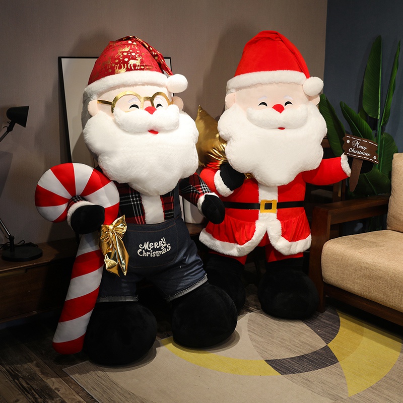 Mascot Santa Plush Toy Decoration for Christmas Large Santa Plush Children's Plush Toys 11