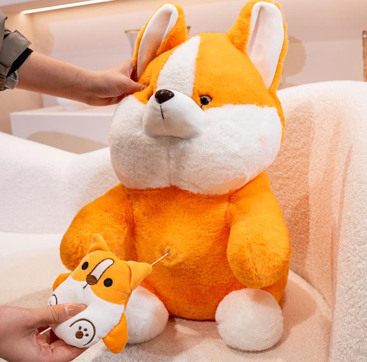 New Product Soft Dog Pig Chicken Stuffed Animal Toys Fat Animals Plush Pillow Baby Girl Gift 11